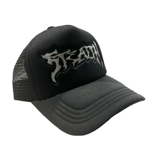 Double Black Metal Trucker