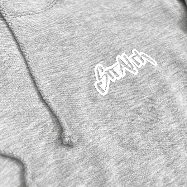 Grey Graffiti Hoodie