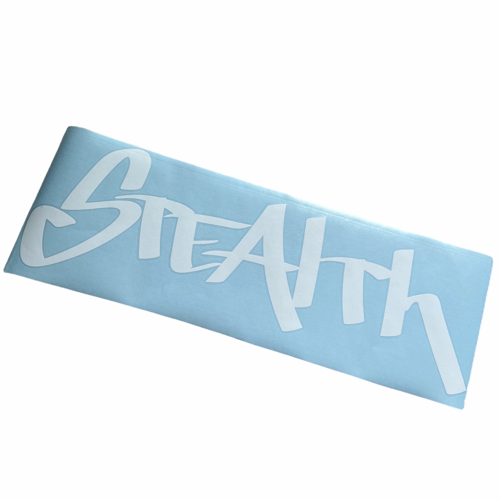 STEALTH Graffiti Banner Gloss White