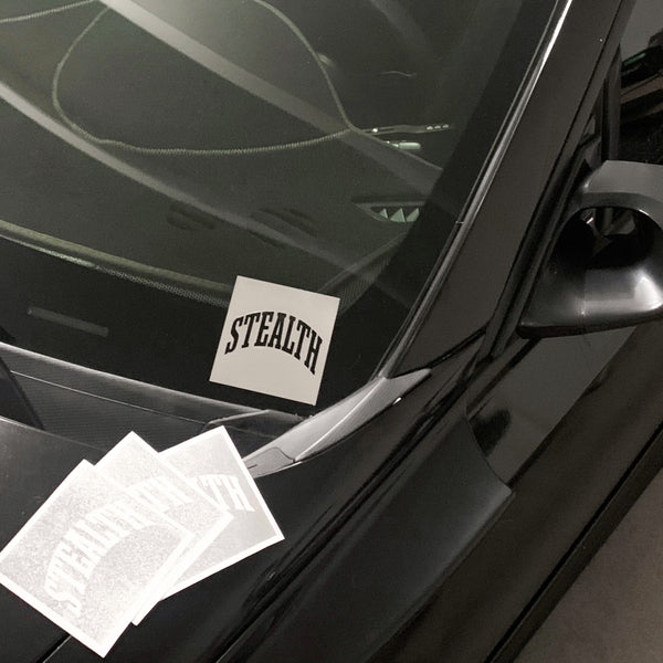 STEALTH Chrome Box Sticker